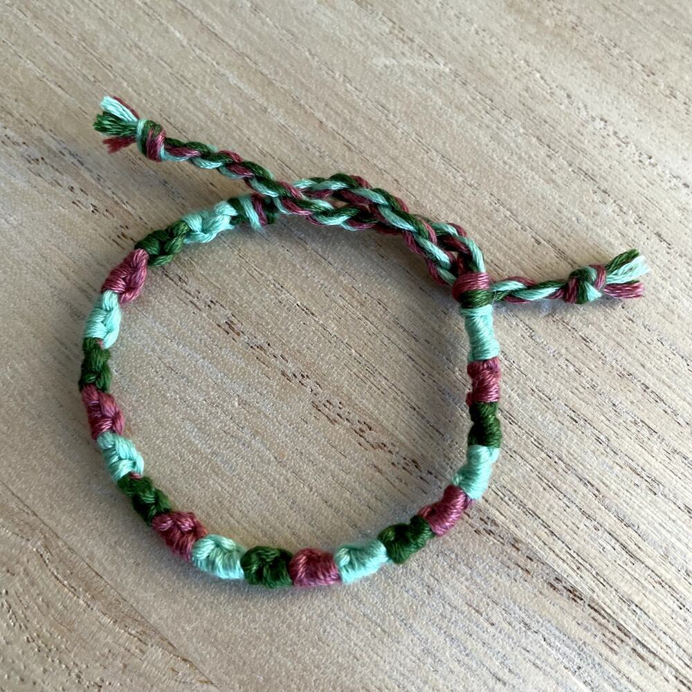 Briala Bracelet anklet trendy comfortable tie embroidery thread woven gift